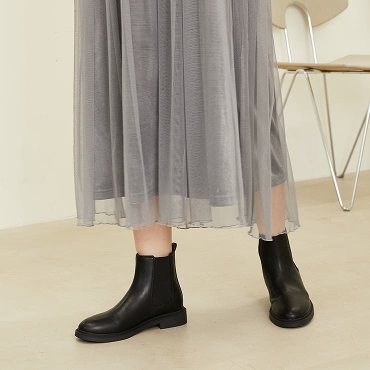 オリエンタルトラフィック》フラットサイドゴアショートブーツ/32403