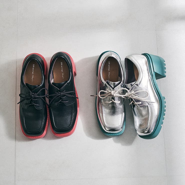 オリエンタルトラフィック》カラーソールレースアップシューズ/41103