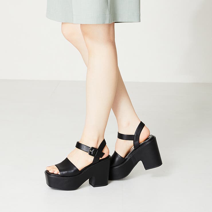 オリエンタルトラフィック》バックルベルト厚底サンダル/41209[品番