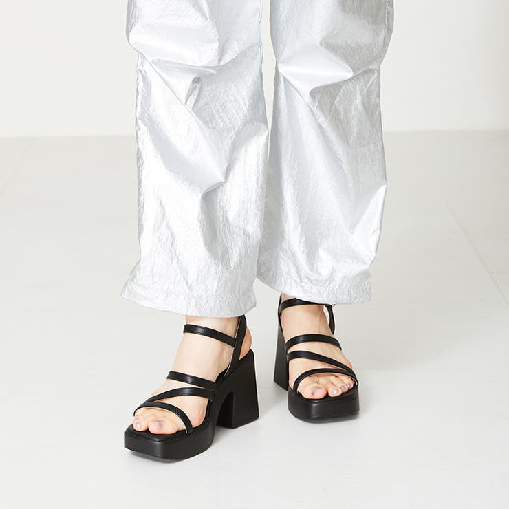 オリエンタルトラフィック》ナローストラップ厚底サンダル/41212[品番