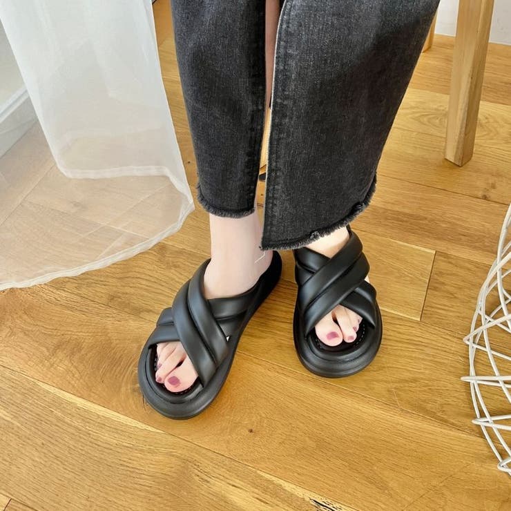 パデットクロススライドサンダル | ORiental TRaffic | 詳細画像4 