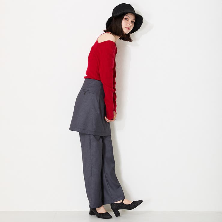 ≪オリエンタルトラフィック≫ツイード切替ワンストラップパンプス/41309 | ORiental TRaffic | 詳細画像10 