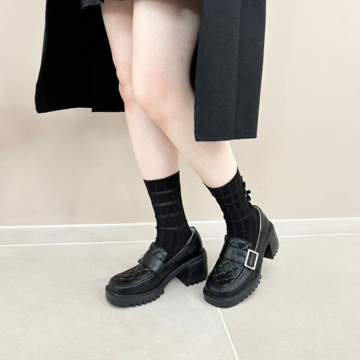 ≪オリエンタルトラフィック≫キルティング×スタッズ厚底シューズ/41311 | ORiental TRaffic | 詳細画像6 