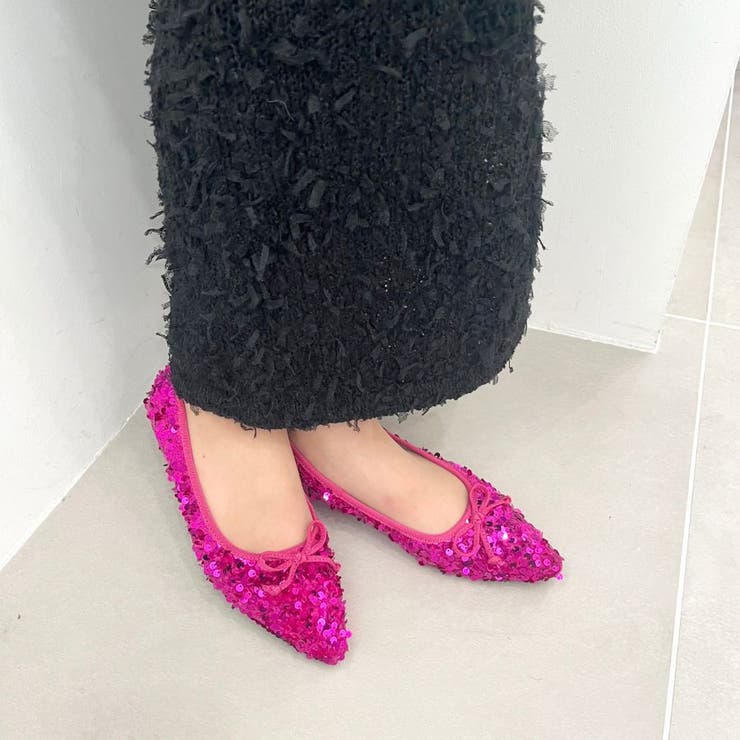 ピンク | ≪オリエンタルトラフィック≫スパンコールバレエシューズ/41315 | ORiental TRaffic