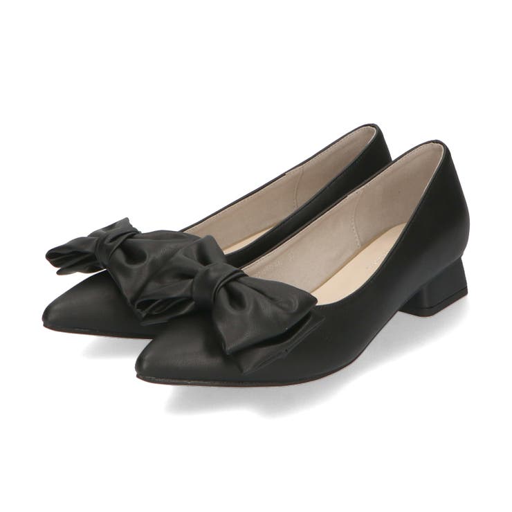 ブラック | リボンパンプス/41381 | ORiental TRaffic