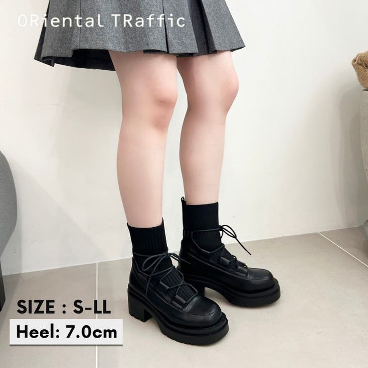≪オリエンタルトラフィック≫ニットドッキングレースアップ