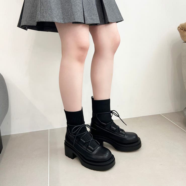 ≪オリエンタルトラフィック≫ニットドッキングレースアップ