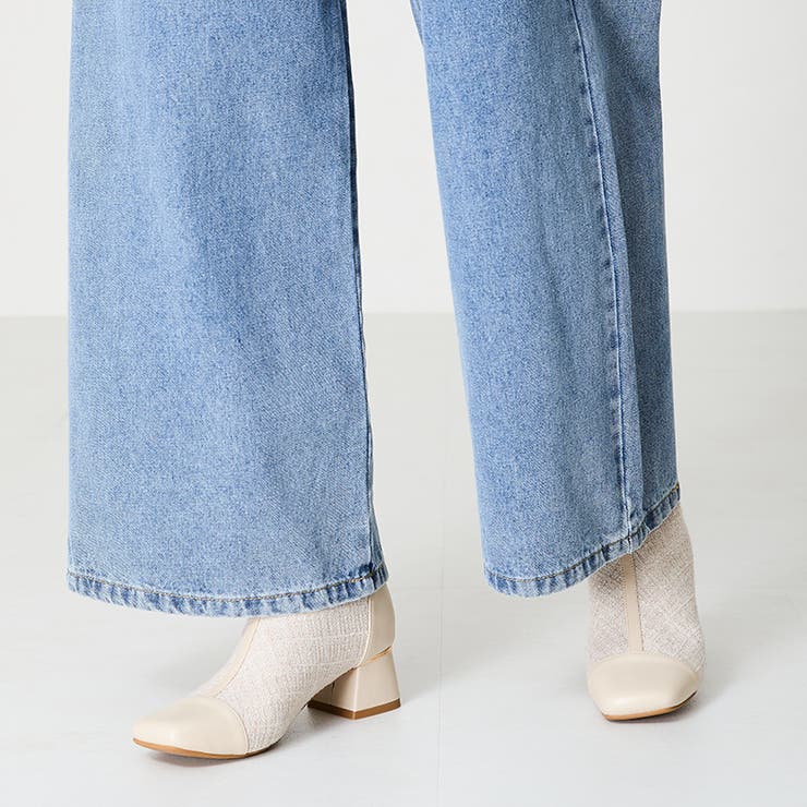 ツイード切替スクエアトゥブーツ/41404 | ORiental TRaffic | 詳細画像7 