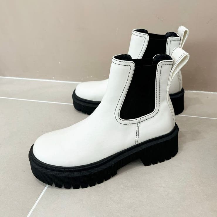 ≪オリエンタルトラフィック≫カラーステッチサイドゴアブーツ/41408