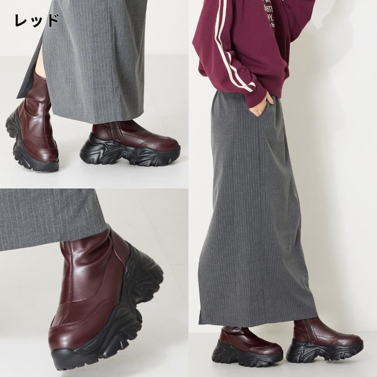 軽量 スニーカーソールショートブーツ/41412[品番：ORTS0008759