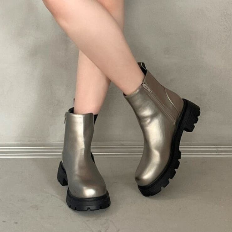 タンクソールサイドゴアショートブーツ/41414[品番：ORTS0008847