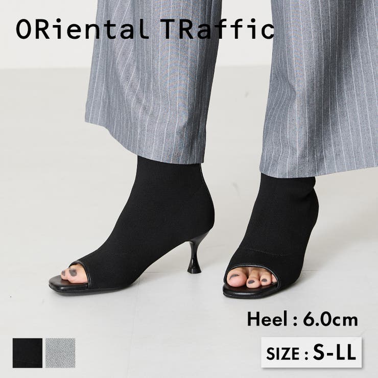 ≪オリエンタルトラフィック≫オープントゥニットブーツ/41424 | ORiental TRaffic | 詳細画像3 