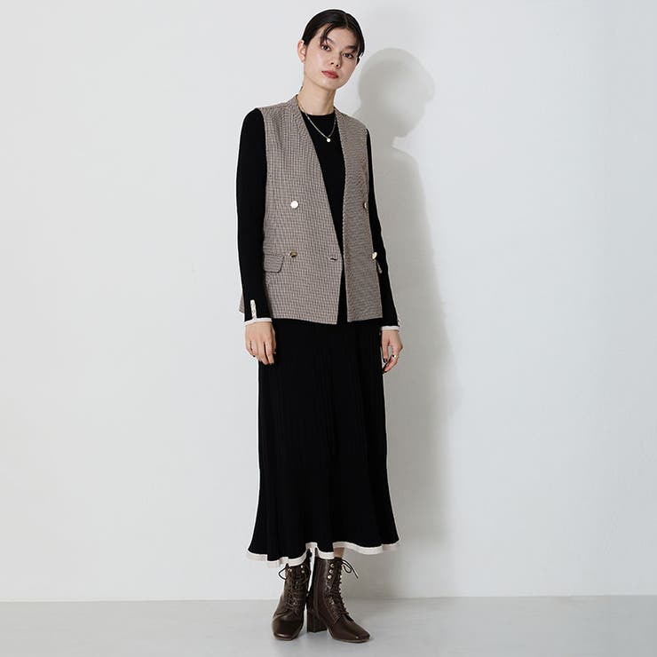 ≪オリエンタルトラフィック≫スクエアトゥレースアップヒールブーツ/41428 | ORiental TRaffic | 詳細画像6 