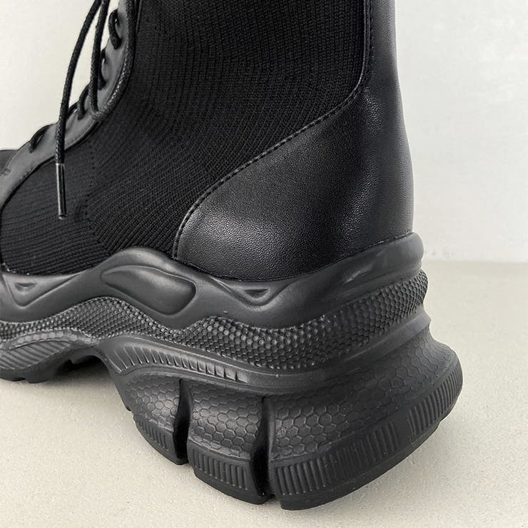 ≪オリエンタルトラフィック≫スニーカーソールニットレースアップ