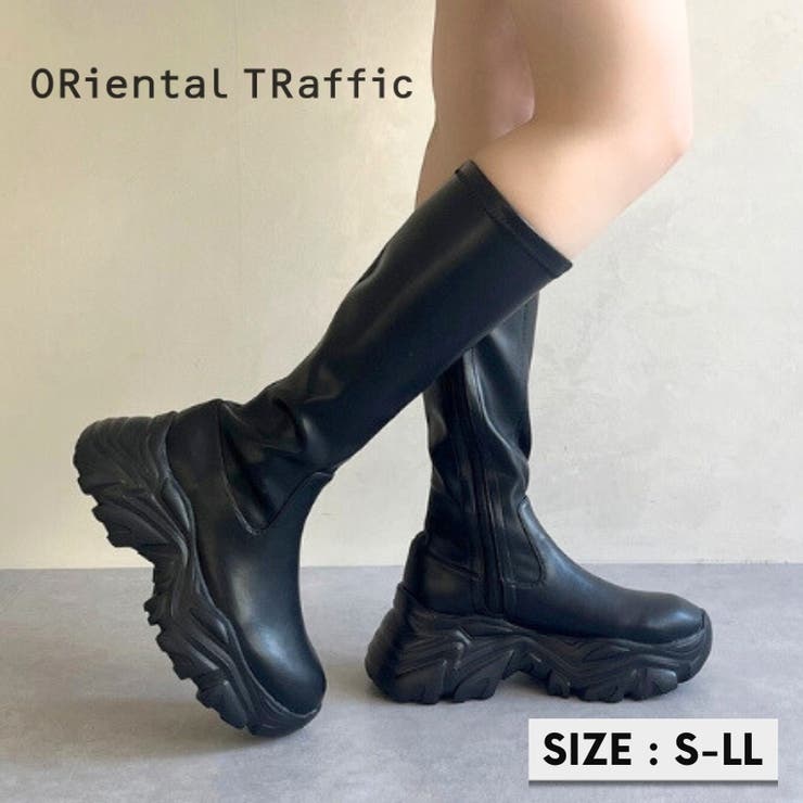軽量 スニーカーソールロングブーツ/41503[品番：ORTS0008840