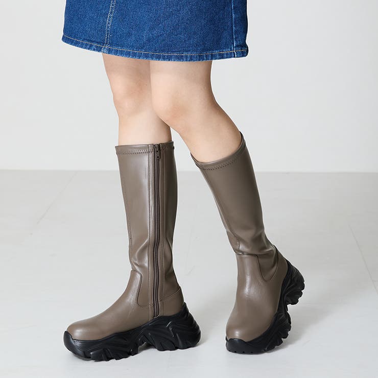 軽量 スニーカーソールロングブーツ/41503[品番：ORTS0008840