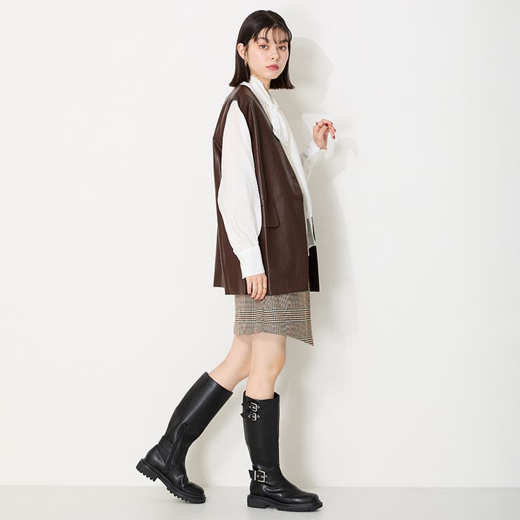 ベルトデザインロングブーツ/41504[品番：ORTS0008841]｜ORiental