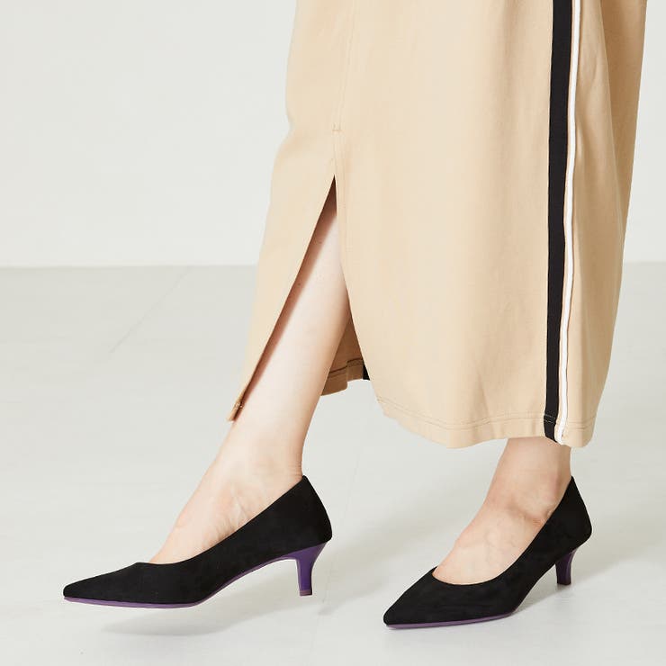 オリエンタルトラフィック》カラーソールポインテッドトゥパンプス