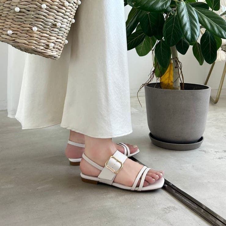 ベルトストラップフラットサンダル/42209[品番：ORTS0008716