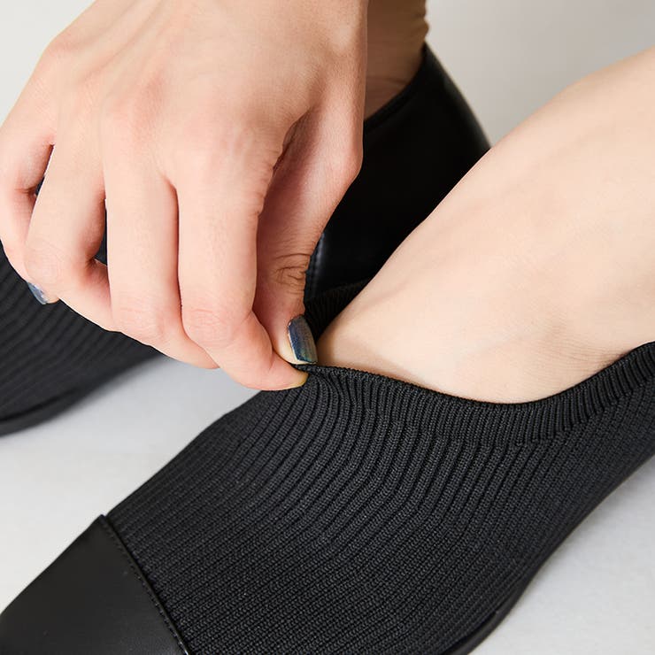 ≪オリエンタルトラフィック≫甲深ニットドッキングパンプス/42309 | ORiental TRaffic | 詳細画像8 