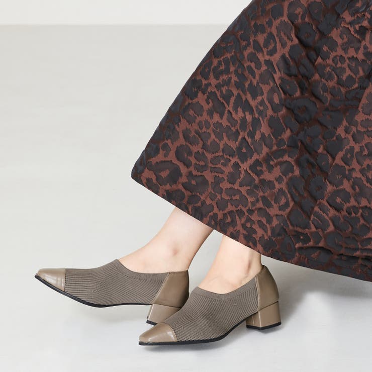 ≪オリエンタルトラフィック≫甲深ニットドッキングパンプス/42309 | ORiental TRaffic | 詳細画像5 