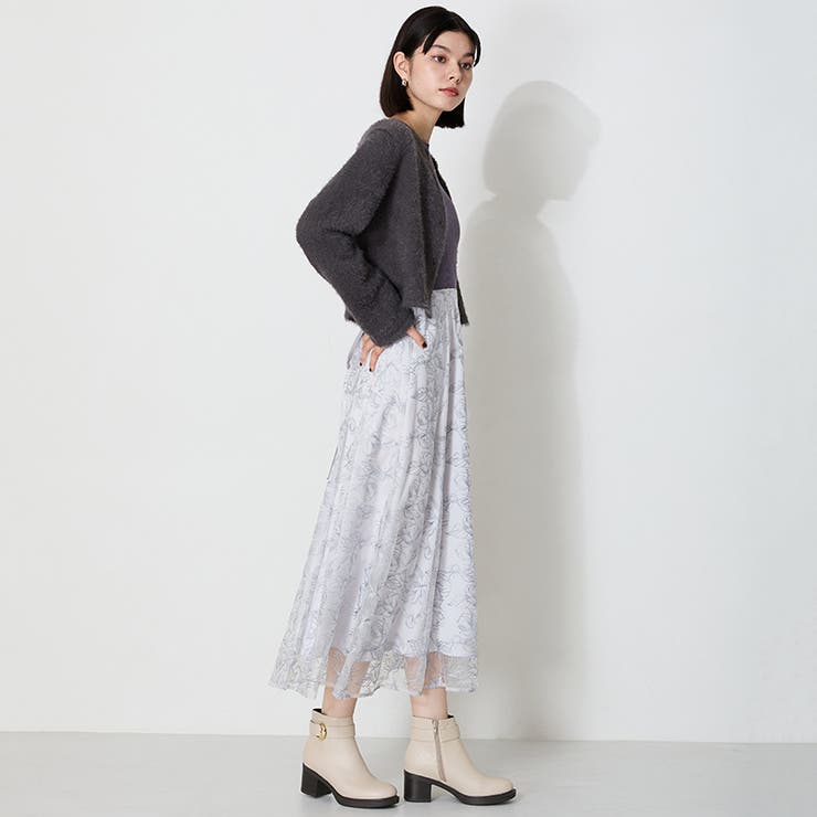 ≪オリエンタルトラフィック≫バックルデザインタンクソールヒールブーツ 42408 | ORiental TRaffic | 詳細画像13 