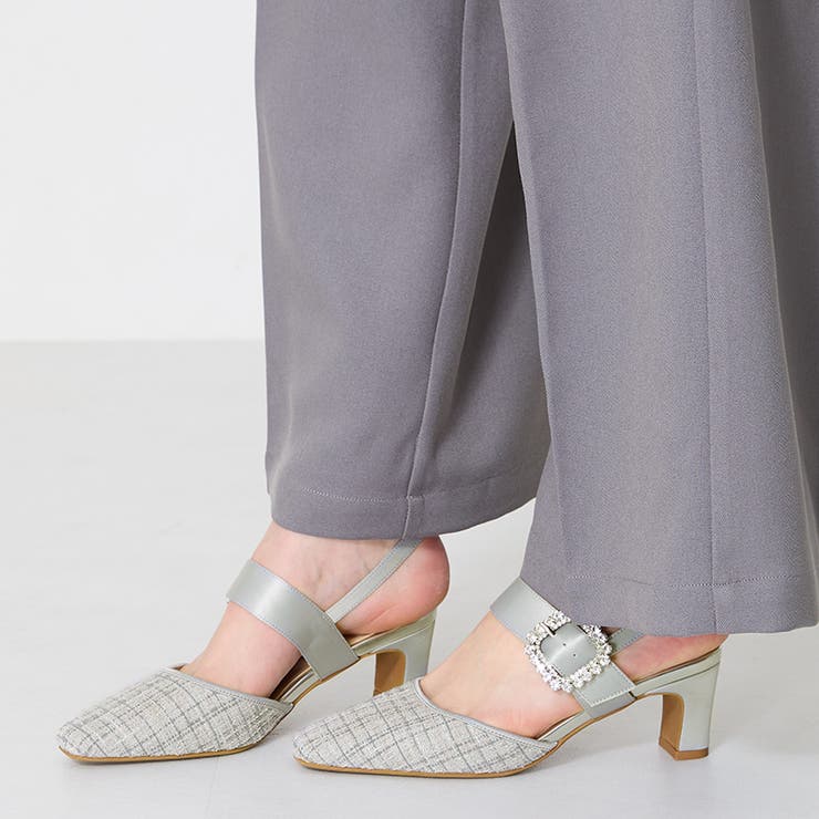 ビジューストラップツイードパンプス/51115 | ORiental TRaffic | 詳細画像6 