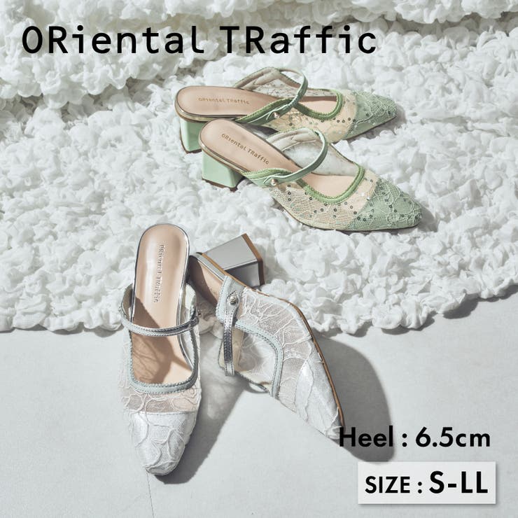 シアーチュールミュールパンプス/51117 | ORiental TRaffic | 詳細画像1 