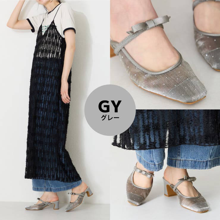 リボンベルトラインストーンシアーミュール/51124 | ORiental TRaffic | 詳細画像11 