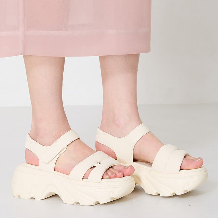 カットデザインパデット厚底サンダル/51206 | ORiental TRaffic | 詳細画像8 