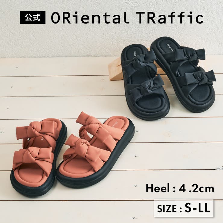 ダブルリボンベルト厚底サンダル/51219 | ORiental TRaffic | 詳細画像1 