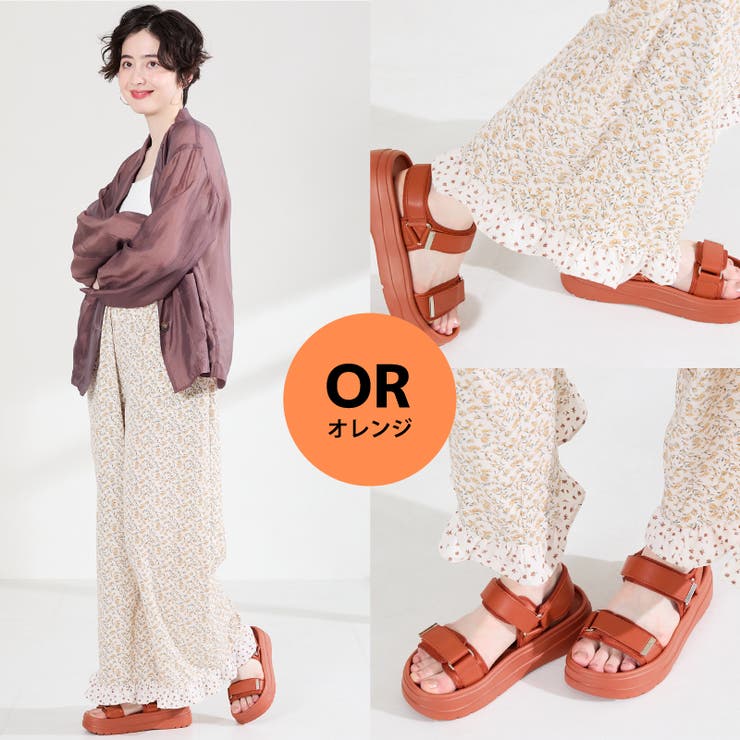【Fit meサンダル】メタルパーツ厚底サンダル/51226 | ORiental TRaffic | 詳細画像16 