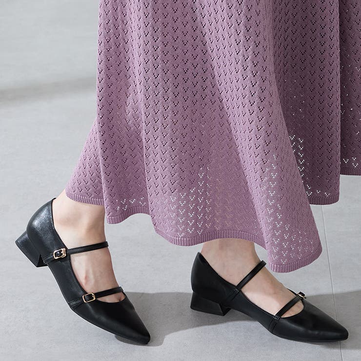 ポインテッドトゥダブルストラップパンプス/51306 | ORiental TRaffic | 詳細画像4 