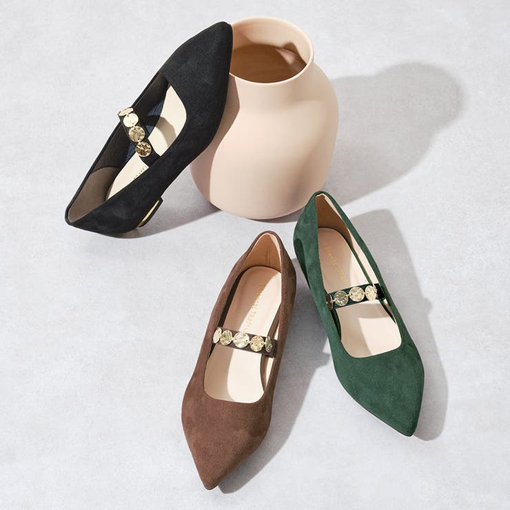 コインモチーフストラップパンプス/51308 | ORiental TRaffic | 詳細画像2 