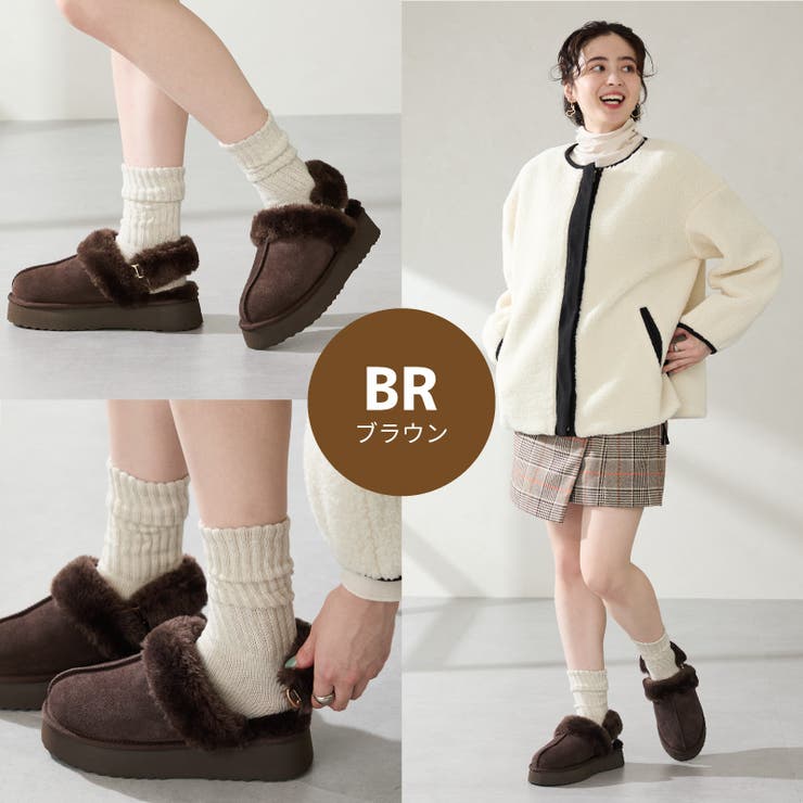 厚底ムートン2wayサンダル/51320 | ORiental TRaffic | 詳細画像12 