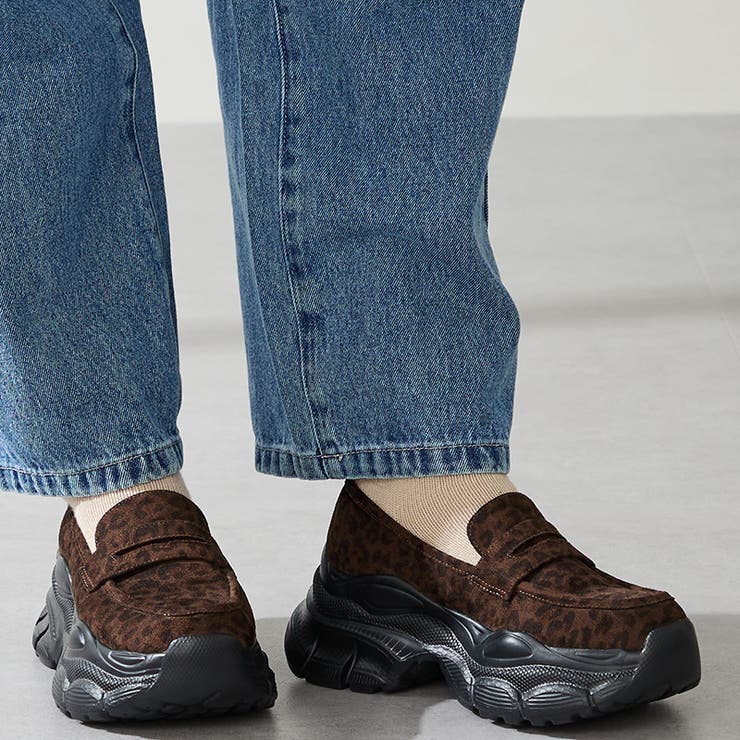 ブラウン | 軽量 スニーカーソールローファー/51326 | ORiental TRaffic