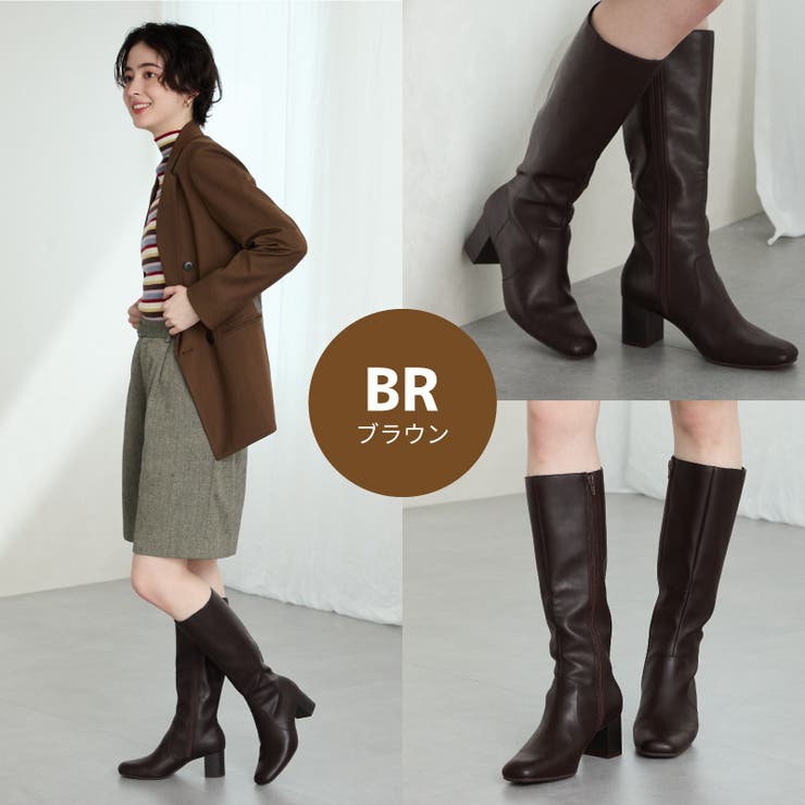 スクエアトゥチャンキーヒールロングブーツ/51501 | ORiental TRaffic | 詳細画像10 