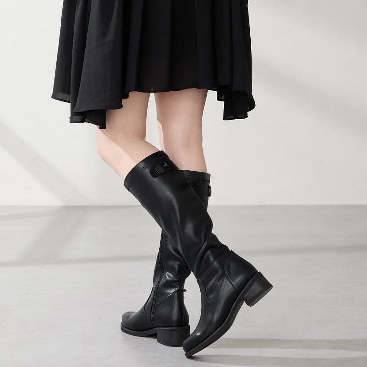 感動フィット ピタ心地ストレッチロングブーツ/51502[品番