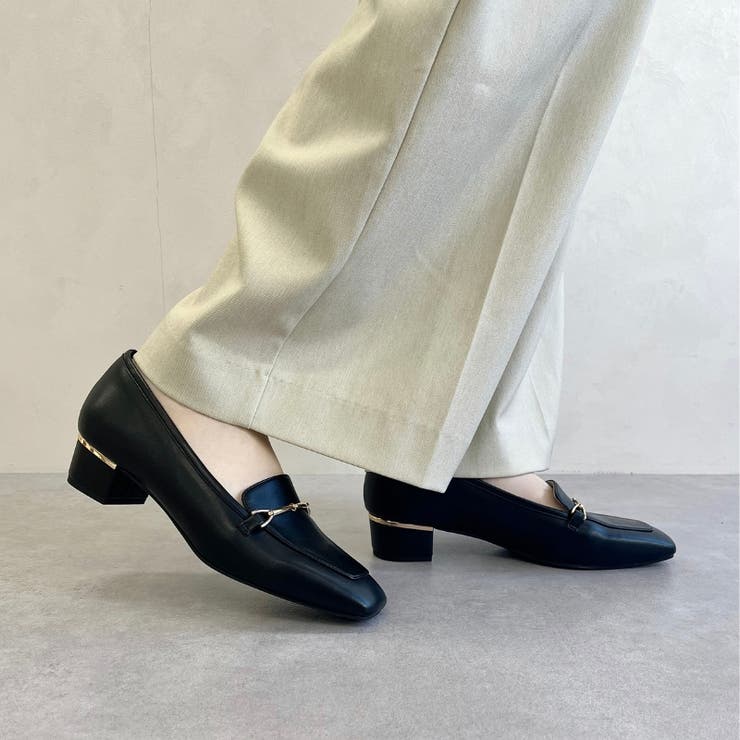 メタリックラインビットヒールローファー/52101 | ORiental TRaffic | 詳細画像4 