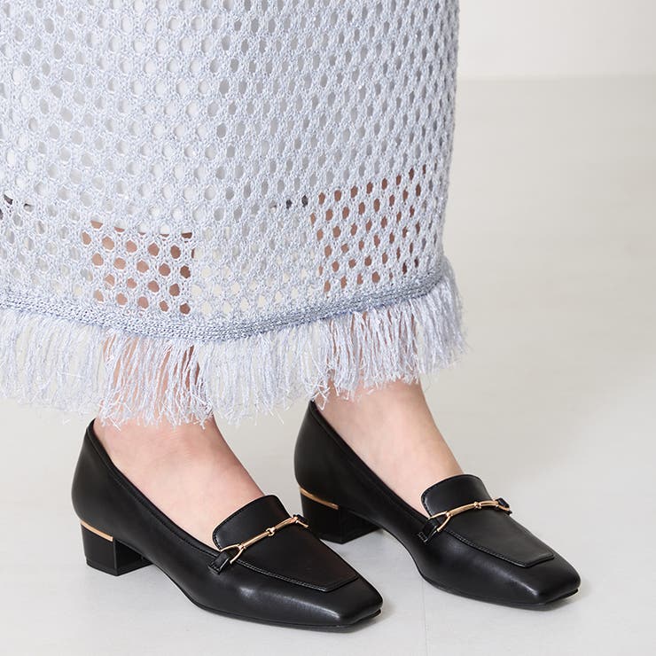 メタリックラインビットヒールローファー/52101 | ORiental TRaffic | 詳細画像6 