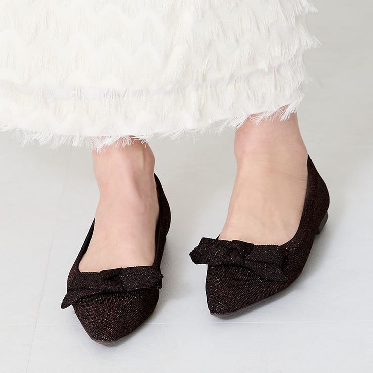 ≪オリエンタルトラフィック≫ラメニットリボンパンプス/52106 | ORiental TRaffic | 詳細画像6 