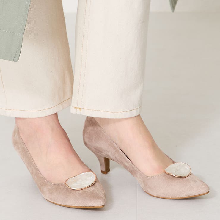 ベージュ | ≪オリエンタルトラフィック≫2wayニュアンスモチーフパンプス/52112 | ORiental TRaffic