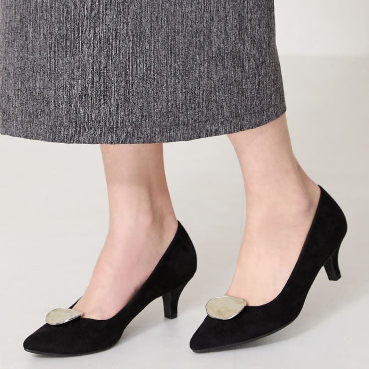 ブラック | ≪オリエンタルトラフィック≫2wayニュアンスモチーフパンプス/52112 | ORiental TRaffic