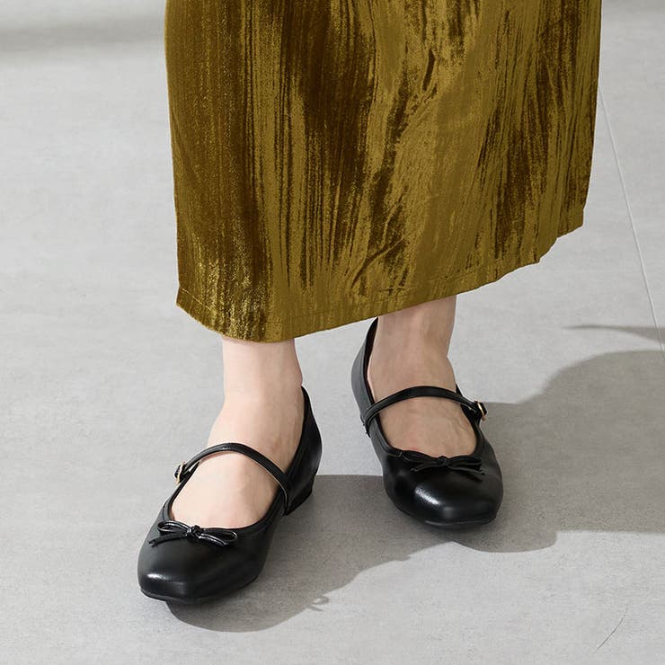 ブラック | メリージェーンバレエパンプス/52313 | ORiental TRaffic