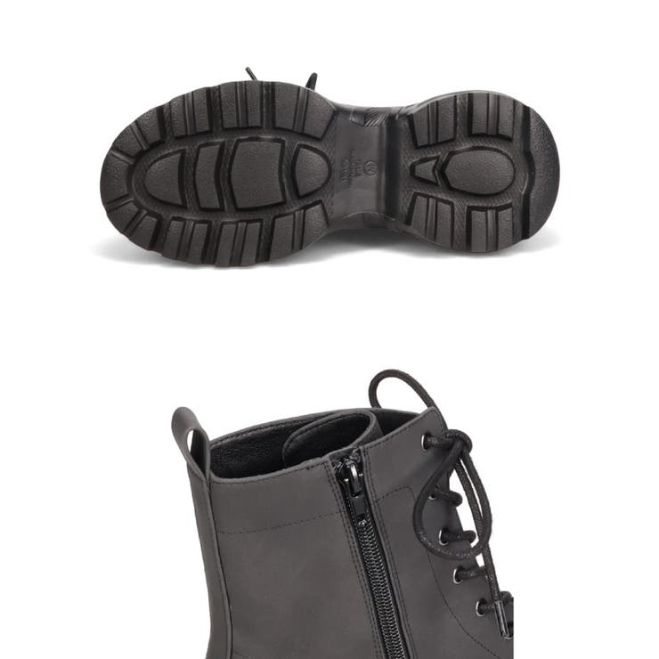 ボリュームソールレースアップブーツ/52413[品番：ORTS0009227