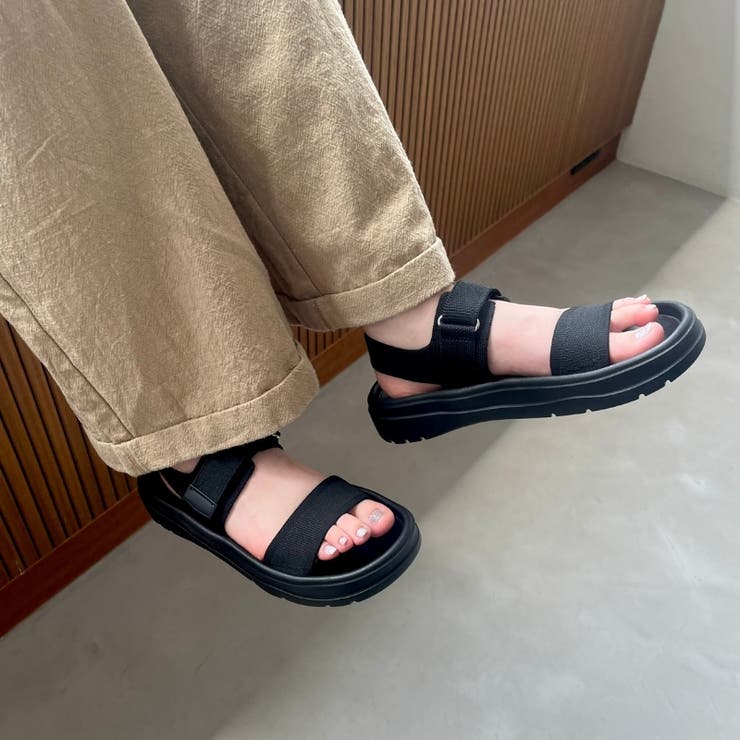 【Fit meサンダル】ニットダブルベルトサンダル/55208 | ORiental TRaffic | 詳細画像4 