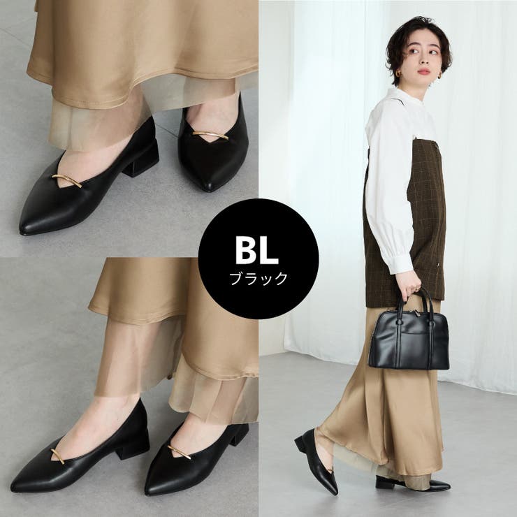 ラインメタルパーツポインテッドトゥパンプス/55304 | ORiental TRaffic | 詳細画像7 