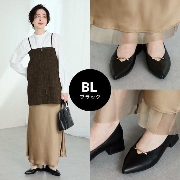 ラインメタルパーツポインテッドトゥパンプス/55304 | ORiental TRaffic | 詳細画像8 