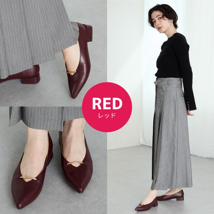 ラインメタルパーツポインテッドトゥパンプス/55304 | ORiental TRaffic | 詳細画像15 