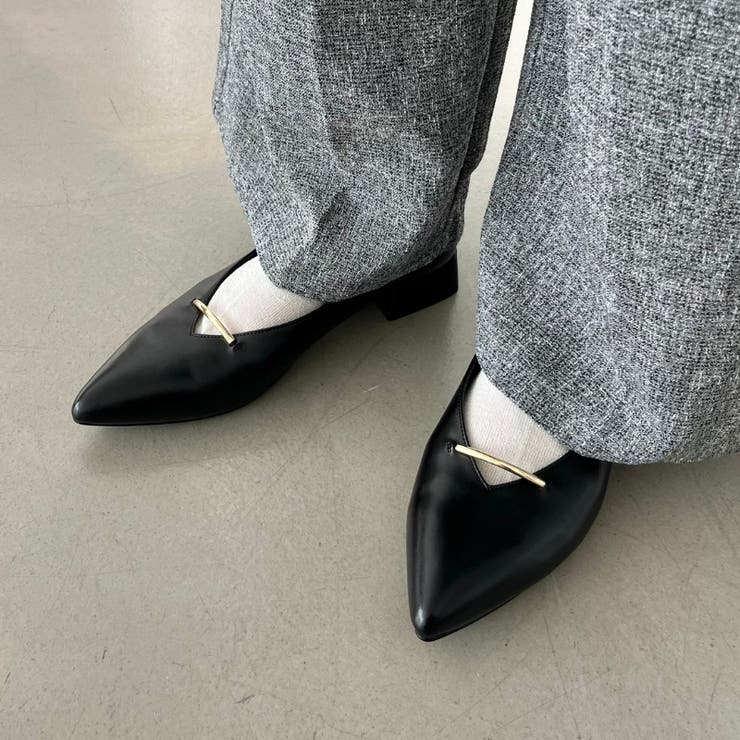 ラインメタルパーツポインテッドトゥパンプス/55304 | ORiental TRaffic | 詳細画像6 